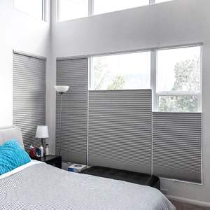 الجملة الحديثة مزدوجة الخلية الأفقية اللاسلكية يوم/ليلة نافذة العسل أو باب الظل التعتيم مع إطار من الألومنيوم - Product Image 6