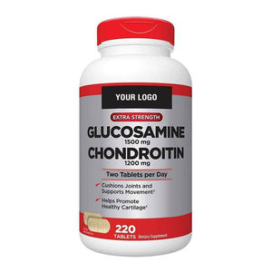 Etichetta OEM ODM 1500mg compresse di glucosamina e condroitina calcio vitamina D3 <span class=keywords><strong>integratori</strong></span> di <span class=keywords><strong>zinco</strong></span> per adolescenti adulti supporto congiunto - Product Image 1
