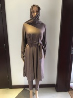 Maillot de bain islamique modeste entièrement couvrant, grande taille 6XL, maillot de bain 3 pièces avec pantalon long et manches, pour femmes musulmanes