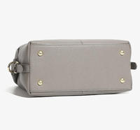 Sac à main de luxe en cuir de vachette véritable de haute qualité, couleur unie, grande capacité, pour femmes, vente en gros