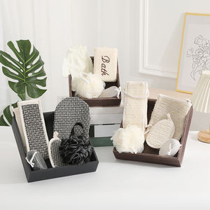 ชุดของขวัญทำความสะอาดผิวกายในห้องน้ำบรรจุในถังไม้ธรรมชาติสำหรับคริสต์มาส ปีใหม่ วันเกิด วันวาเลนไทน์ และวันแม่ - Product Image 6