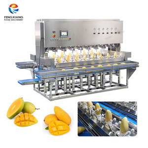 Machine à peler les mangues automatique à 8/16 têtes, machine à peler les mangues industrielle - Product Image 1