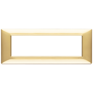 Plaque murale Vimar en or brillant, longueur 25,6 cm, largeur 8 cm, hauteur 0,9 cm - Product Image 1
