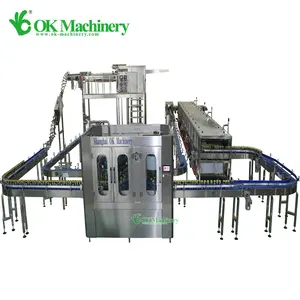 Energy Drink Beer Juice Aluminum Carbonated Tin Can Filling Machine Equipment Production Line