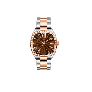 นาฬิกาข้อมือผู้หญิง Tonneau Decorative Watch Vow Glow ขนาด 18 มม. หน้าปัดกระจกควอตซ์ สายโลหะผสม สายบาง เหมาะสำหรับงานปาร์ตี้ ธุรกิจ และเป็นเครื่องประดับเสริมชุด - Product Image 5