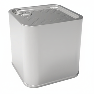 Kontensan Lata Cuadrada 500 ml Crema Mantequilla Lata 87X87mm X H75 mm Tapa Fácil de Abrir Modelo K108 - Product Image 2