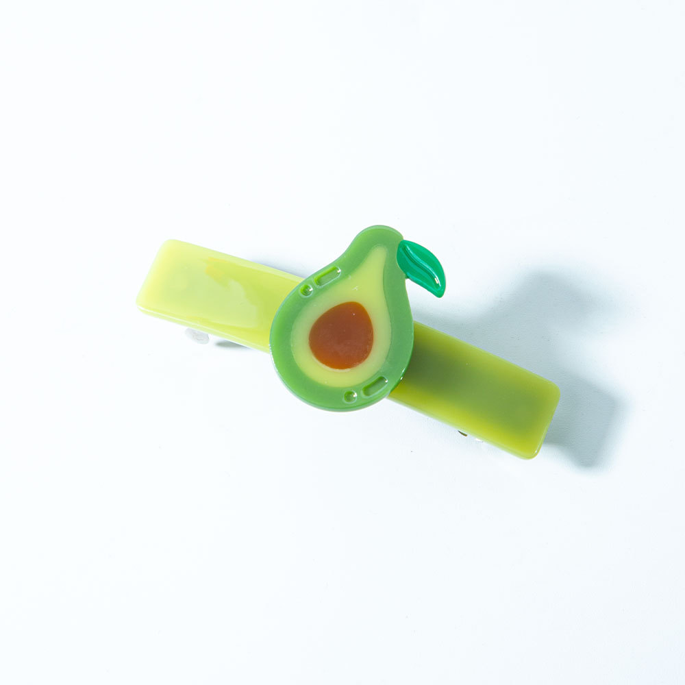 Série Fruits - Pince à Cheveux Avocat