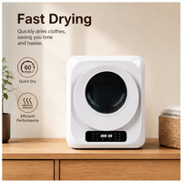 Séchoir à linge Allsing à contrôle de température 3 kg pour vêtements de bébé, idéal pour les importateurs en Arabie Saoudite, revente en gros