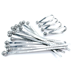 Sceau métallique en acier Tinaplate pour câble, robuste, de type boule, pour <span class=keywords><strong>sangle</strong></span> de sécurité en polyester, sceau métallique gaufré - Product Image 6