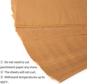 Feuilles de cuisson perforé antiadhésives, 9x13 pouces, 100 pièces, papier prédécoupé pour la cuisson, la cuisson, la friture et la cuisson à la vapeur - Product Image 4