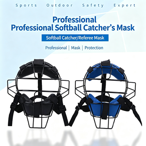 Casque de baseball en alliage réglable pour adultes et jeunes avec visière et masque 31*7cm Noir/Bleu - Product Image 2