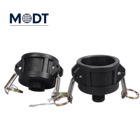 Raccords Camlock MDT en acier PP zingué classe PN8, raccord rapide haute pression pour tube poly, 1/2" à 2"