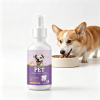 Gouttes aromatisées au poulet OEM pour chiots en pleine dentition, soin buccal