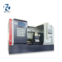 Torno CNC de Servicio Pesado CK61125 de Fábrica China, Torno Horizontal de Bancada Plana para Metal con Precio Competitivo para Procesamiento de Metales