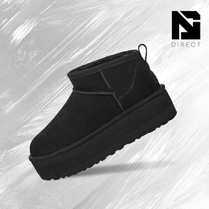 Botas de Plataforma Ultra Mini Clásicas Ugg para Mujer 'Negras', Dropshipping, Botas de Invierno de Moda para Mujer, Botas de Nieve de Lujo de Diseñador Ugg - Product Image 1