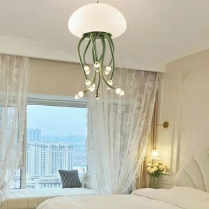 Luxury-Inspired Designer Jellyfish Pendant Lamp Middle-Sized Table Floor Bedroom <b>Lighting</b> Fixtures for Living Room <b>Dining</b> Room - Product Image 5