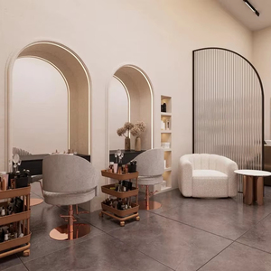 Nordic Style Hair Salon Full Store Fitting and Custom Design Plan - Product Image 1