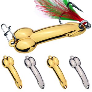 Bán buôn 5g 15g 35g 50g kim loại muỗng đặc biệt vui tinh ranh câu cá lure Vib dương vật spining mồi - Product Image 1