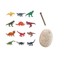 Jouet double dinosaure habillé, œuf de dinosaure, surprise kinder, ensemble de jouets en plastique, animaux de dinosaure, boîte à billes, figurines bon marché