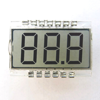 Module LCD négatif à 7 segments et 3 chiffres M365, blanc sur noir, boîtier en plastique transparent, double rangée de broches, OEM ODM