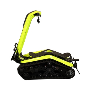 Véhicule électrique à chenilles, <span class=keywords><strong>batterie</strong></span> lithium 72V 45Ah, <span class=keywords><strong>motoneige</strong></span> ETV 6KW, snowboard pliable ETV-Tank, VTT à chenilles type stand-up - Product Image 2