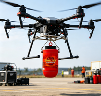 Bombe Extinctrice Automatique à Poudre Sèche pour Drone (UAV) - Type Fireball