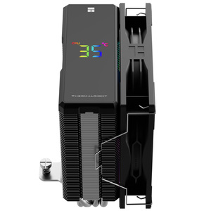 Enfriador de Aire Digital AX120 R ARGB Negro con Pantalla de Temperatura de CPU en Tiempo Real, 4 Tubos de Calor de Cobre, Ventilador PWM de 151 mm, Thermalright AX120 R DIGITA - Product Image 6
