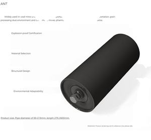 Высококачественный ленточный конвейер, параллельный роликовый конвейер, 10-дюймовый синий супер ролик для цемента - Product Image 2