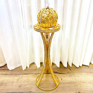 Bruciatore di Incenso di Lusso a Forma di Luna in Metallo Dorato, Bruciatore Arabo a Carbone da Terra per il Festival Musulmano del Ramadan, Grande Bruciatore Bakhoor in Ferro per Uso Domestico - Product Image 4