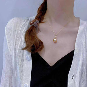 WENCHI Colgante de Plata S925 con Cuentas Redondas de 9-12mm, Accesorios de Perlas DIY, Base Vacía, Elegante y Moderno para Abrigos de Mujer 10660 China - Product Image 2