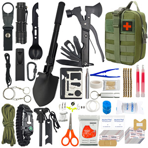 Kit de survie, trousse de premiers soins d'urgence, équipement de sauvetage pour le camping en plein air, ensemble de survie léger, portable et multifonctionnel - Product Image 3