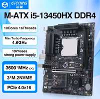 ERYING MODT untuk Core I5 13450HX 10C16T DIY Desktop Gaming PC Baru DDR4 RAM LGA 1151 Motherboard CPU Combo 18MB L3 Cache 4.6GHz