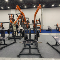 Máquina de remo lateral ancha Iso-lateral para gimnasio comercial, equipo de fitness para entrenamiento de fuerza y desarrollo muscular