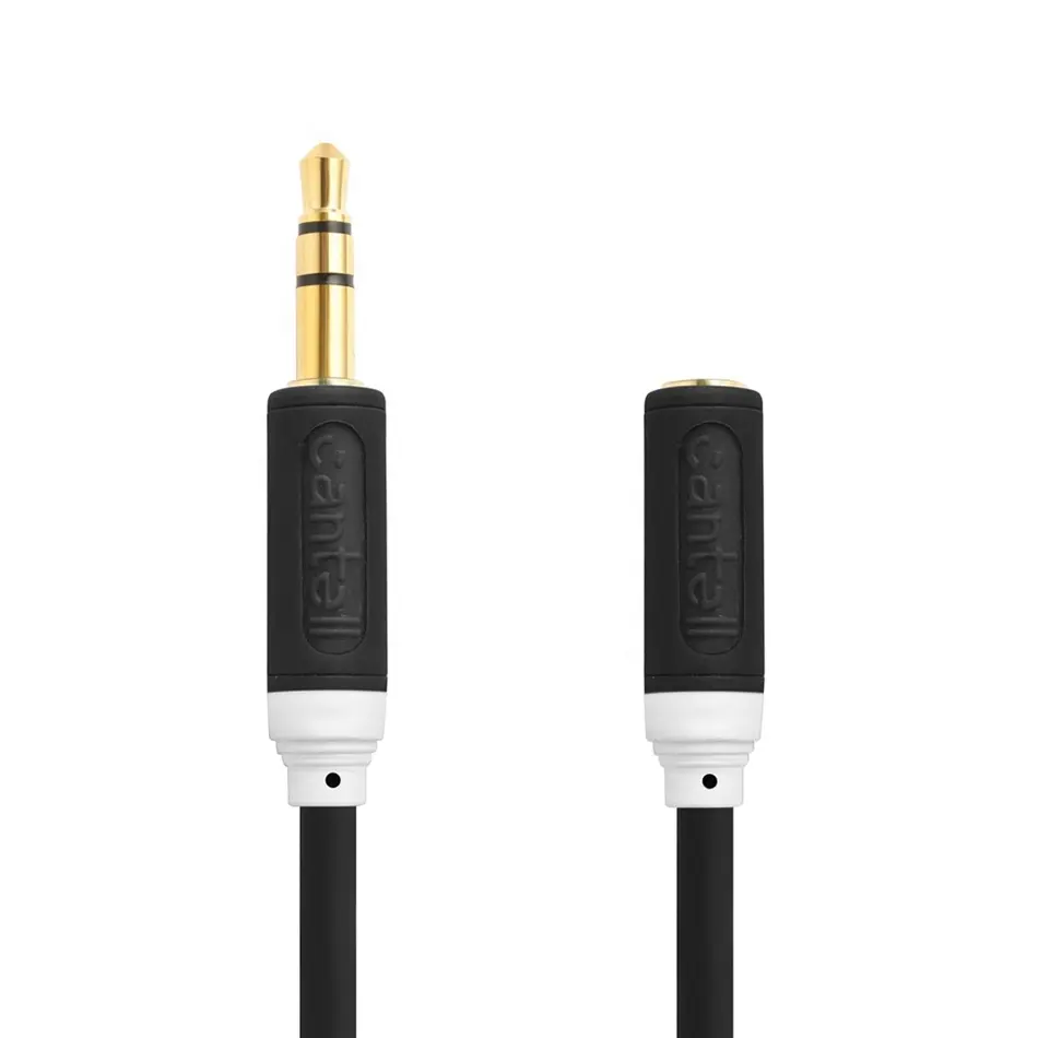 Cantell Hochwertiges kunden spezifisches 3,5-mm-Aux-Verlängerungskabel 3,5-mm-Buchse Stecker auf Buchse Audio kabel 1m 2m 3m