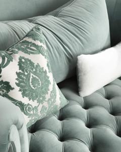 أريكة كلاسيكية مخملية من loveset لغرفة المعيشة عصرية مدورة بأزرار معانقة كرسي أريكة لطفلين - Product Image 2