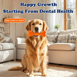 Jouet à mâcher pour chien en caoutchouc durable en forme d'ormeau, avec fonction de nettoyage des dents et jouet interactif pour animaux de compagnie de taille moyenne à grande - Product Image 4