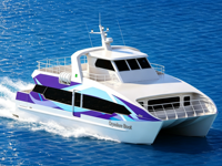 Grandsea, Catamaran Passager en Aluminium de 17m/55ft, Neuf, Personnalisé pour le Tourisme Côtier, Moteur Diesel Inboard 70