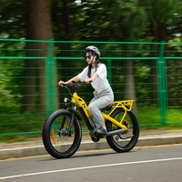 Nouveau kenda 26 pouces double moteur étape à travers e vélo capteur de couple velo 48v shimano batterie cachée pédale camo vtt 1000w bafang bici