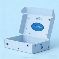Recycelbare Bedruckte Versandbox Faltbare Umweltfreundliche Wellpappe-Versandverpackung für Kleidung Kosmetik Schmuck Geschenke