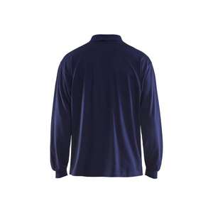BLAKLADER - 337417268900S Polo à manches longues ignifuge Bleu marine-EAN 7330509399811 FLAME RESISTANT WORKWEAR - Product Image 2