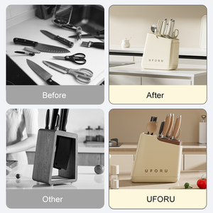 <span class=keywords><strong>Organizador</strong></span> de Cubiertos de Plástico Personalizado UFORU, Soporte para Cuchillos, Cucharas y Tenedores para <span class=keywords><strong>Cocina</strong></span> - Product Image 3