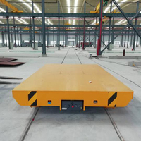 Fournisseurs chinois Grande voiture de transfert plate Chariot de transport alimenté par rail Chariot de transfert d'entrepôt pour la manutention de production