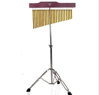 Ensemble de percussions professionnel en bois et métal, rideau sonore à double rangée de 36 tons, carillon à vent de 25 tons, arbre sonore à main de 36 tons