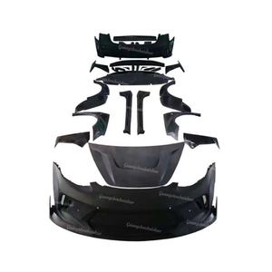 Hacker-Style Breitbau Bodykit Frontstoßstange Heckstoßstange Seitenschweller Motorhaube Kotflügel für Tesla Model 3 Bodykit - Product Image 2