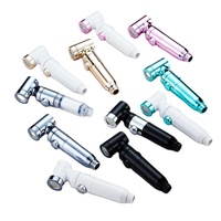 Vente chaude Chrome One-Touch Stop Accessoires de robinet de salle de bain Bidet coloré Filtre de pommeau de douche de toilette avec coton PP