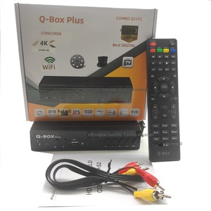 En Stock Africa Q-<span class=keywords><strong>BOX</strong></span> Plus 4K Ultra HD DVB-T2/S2 Receptor de TV Digital Combo con WiFi y Procesador de <span class=keywords><strong>8</strong></span> Núcleos - Product Image 5