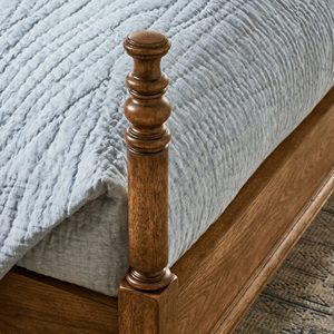 Luxury Solid Wood Four Poster <b>Bed</b> King Size Handcrafted Classic Wooden Canopy <b>Bed</b> <b>Frame</b> for Hotel Bedroom Furniture Export - Product Image 6