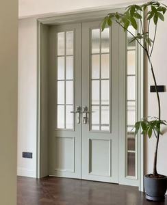 Pintu Masuk Utama Kayu Desain Modern untuk Rumah, Pintu Masuk Kayu Solid - Product Image 5