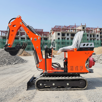 Mini-excavatrice sur chenilles ZNW-08 à commande PLC, moteur Koop haute efficacité, garantie 1 an pour l'aménagement paysager, la plantation et le creusement de fosses