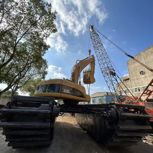 Excavadora anfibia usada para gatos 320CL excavadora anfibia para orugas 320 para uso en pantanos, humedales, ríos a la venta - Product Image 4